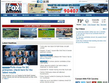 Tablet Screenshot of foxcarolina.com